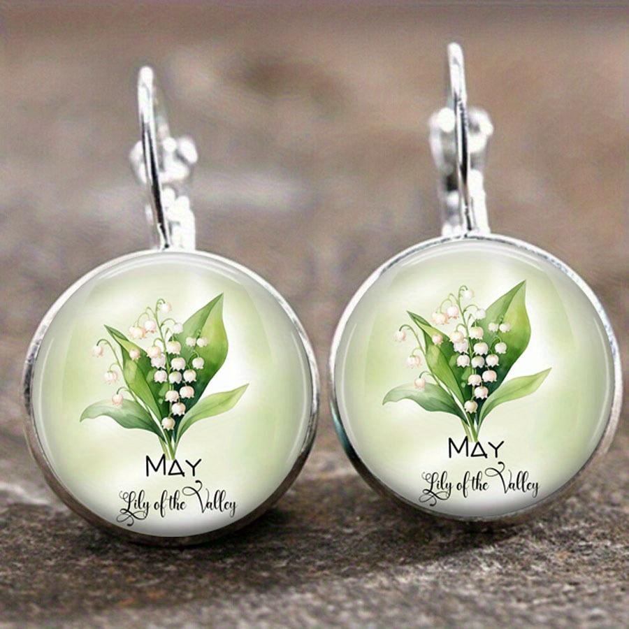 Fashion Earring Y2K Vintage Marigold Time Gem Flower Ear Buckle