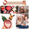 Christmas Head Toppers Antlers Christmas Tree Stylish Headband Merry Christmas Happy New Year Santa Claus Hair Band for Kids