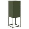 Sideboard Olive Green 36 X 39 X 107 Cm Cold Rolled Steel