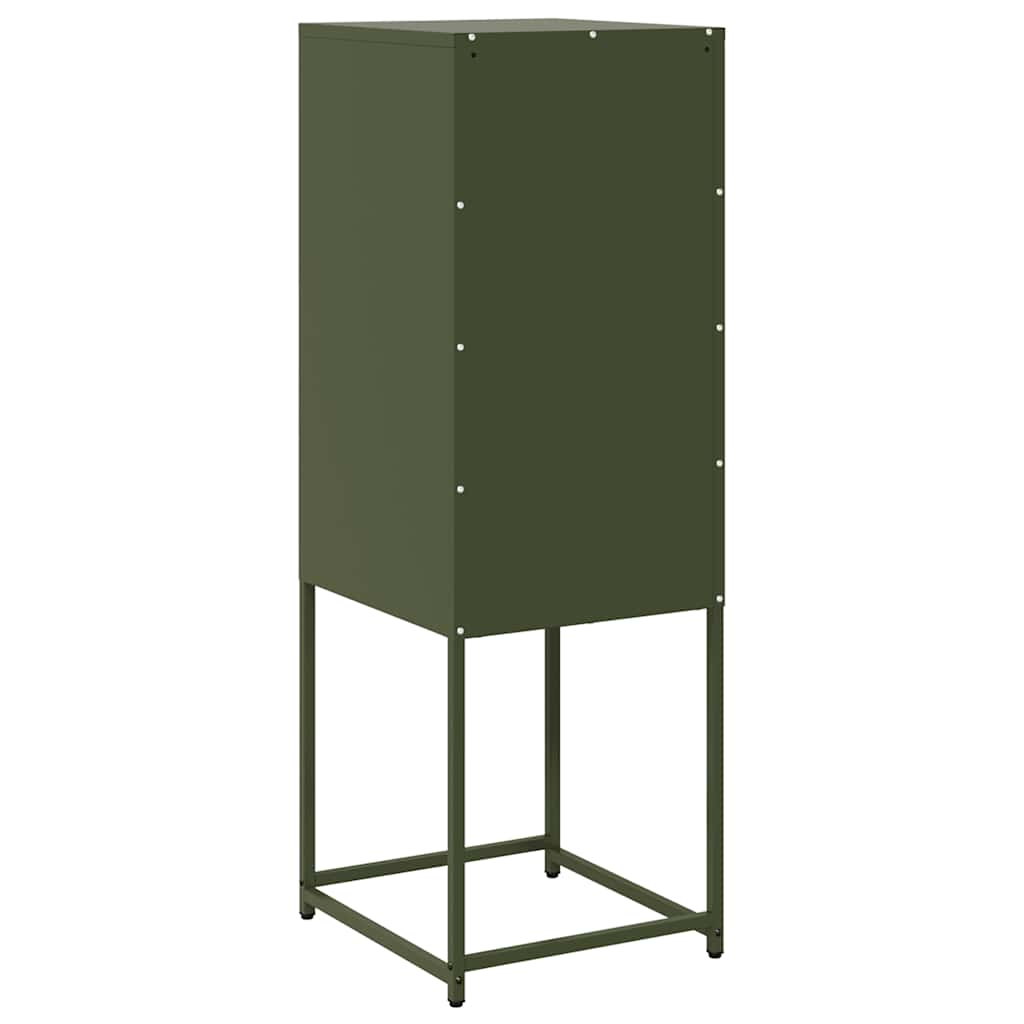 Sideboard Olive Green 36 X 39 X 107 Cm Cold Rolled Steel