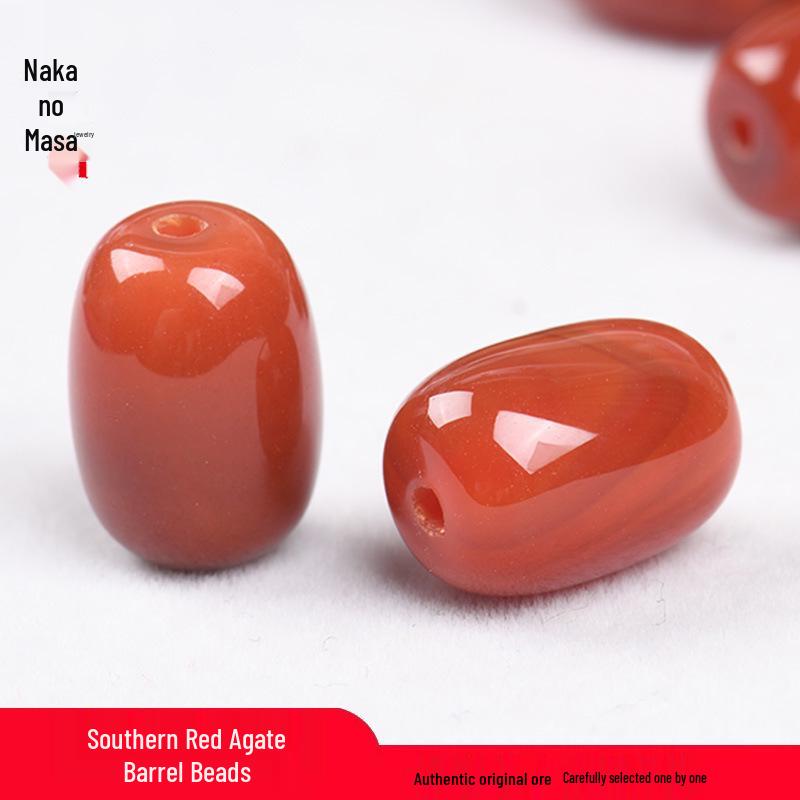 

Натуральная хурма пламенно-красный южный красный агат поясные бусины и бусины-бочонки лези