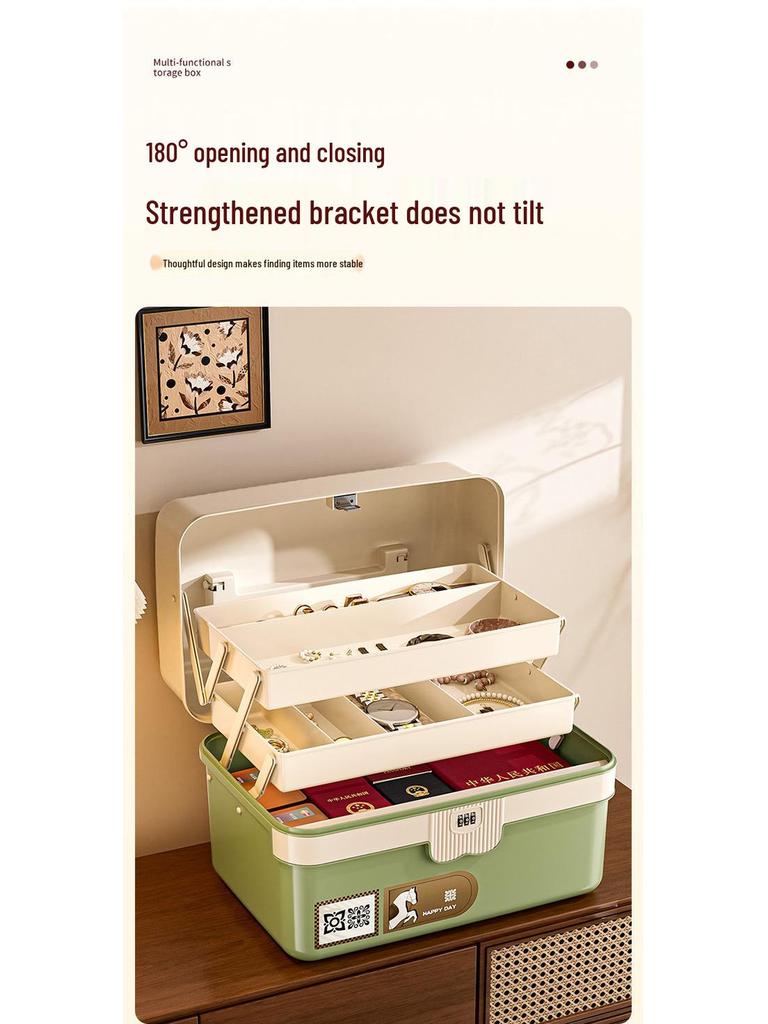 In-Stock Multi-functional Large Capacity Dustproof Document Organization Storage Box