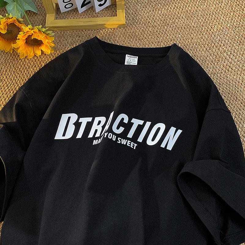 

2026 Men s Pure Cotton Short Sleeve T-Shirt – Summer Cleanfit 4XL чорний