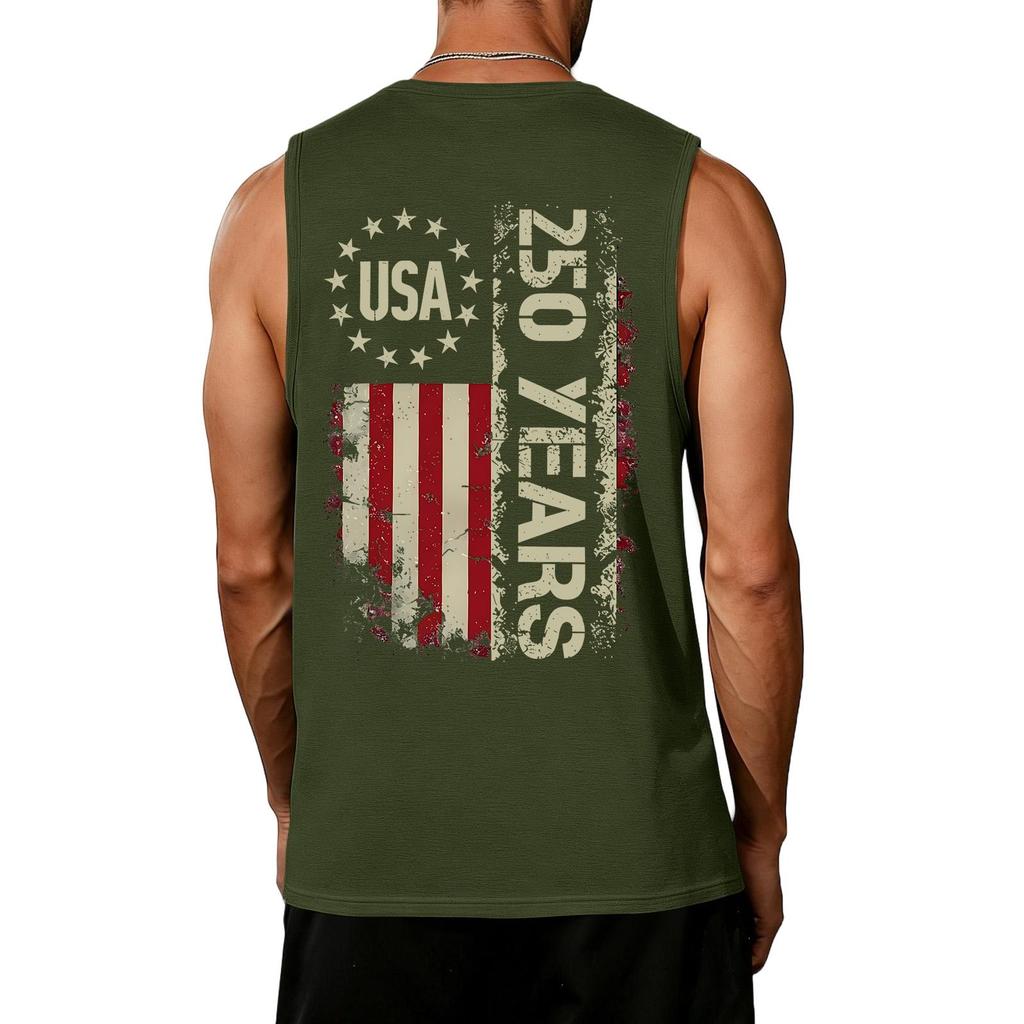 Herren Hemden 4. Juli USA Muskel Tanktops Patriotische Tanktops