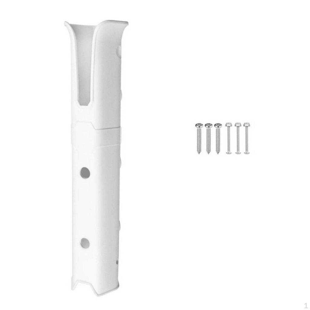 Single Tube Rod Holder Portable Fishing Pole Bracket Easy Installation Boat Rack for Boaters,
