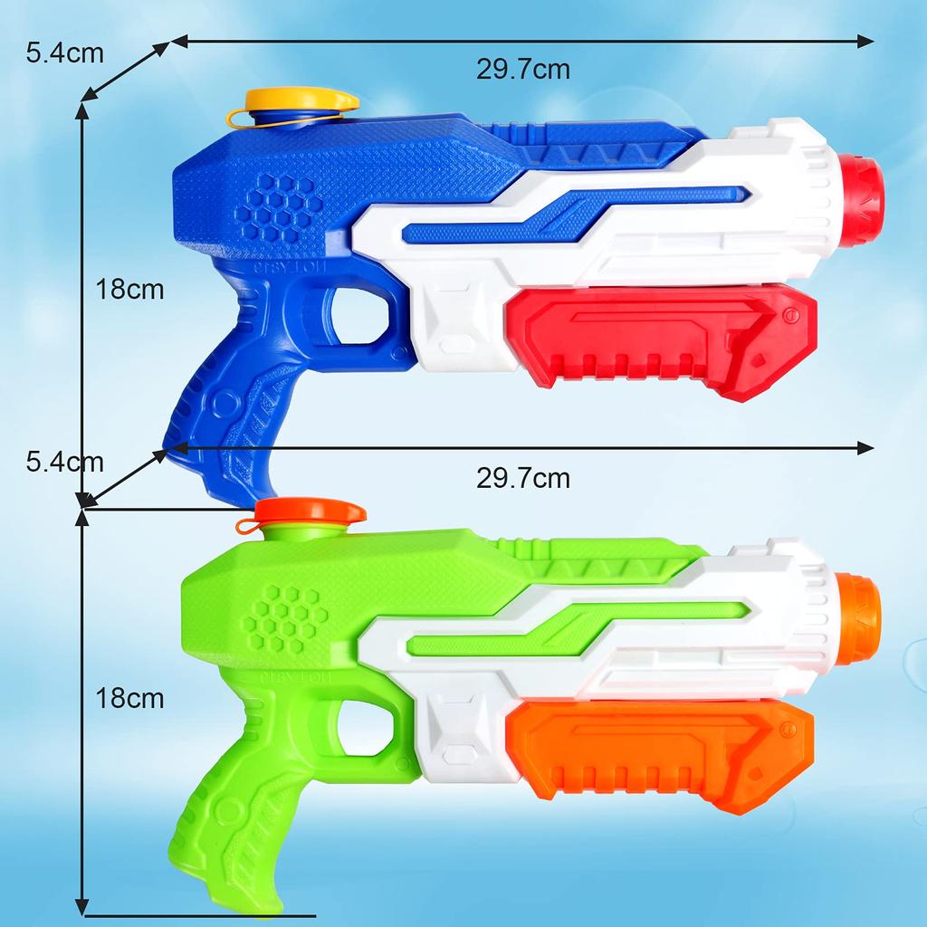 Water Set Water Gun Pump Type Lightweight Super Strong Distance Water Play Shooter Water Pistol Beach Pool River Bath Pool Supplies Peach Goods Boys