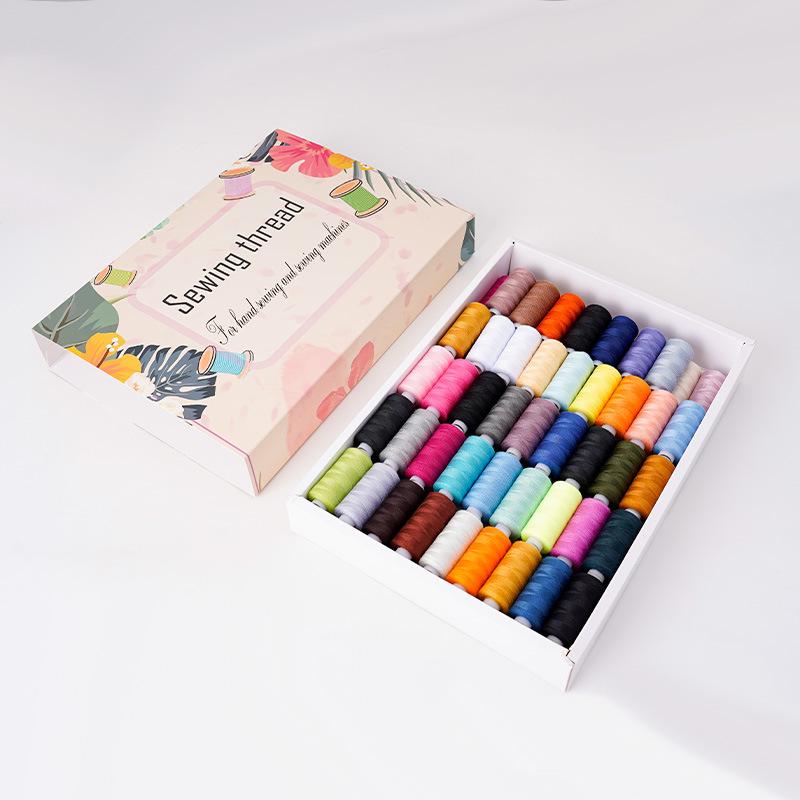 88 colors small roll household 402 sewing machine small thread handmade sewing thread needle and thread set accessories polyester sewing thread
