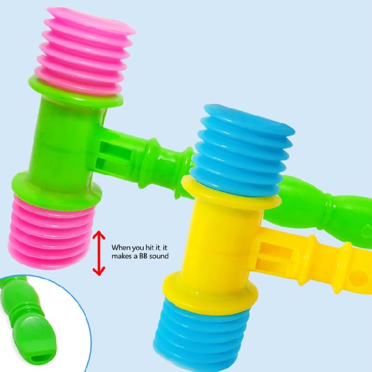 Interactive Squeaky Hammer Toy For Kids Sensory Toy Plastic Percussion Sounding Toy Nursery Room Decors