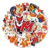 50 Cute Fox Cartoon Stickers for Kids Journals, Planners, Notebook & Suitcase Decoration - Waterproof