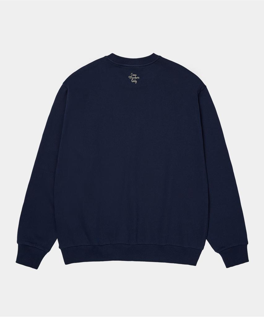 CREW MEMBERS ONLY Small Logo Mtm Navy