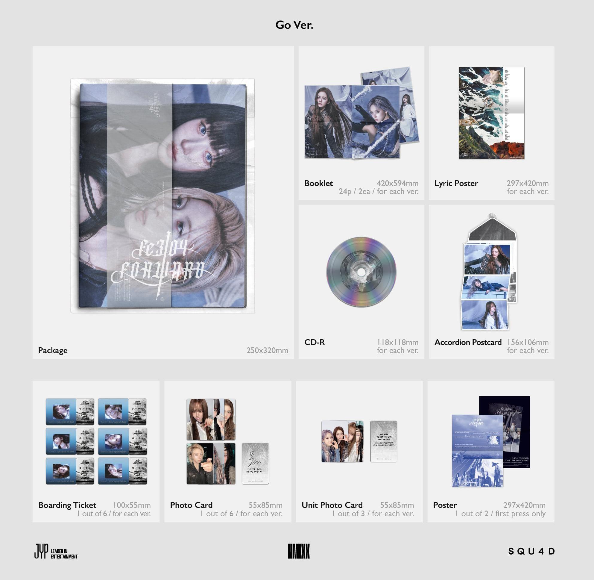 NMIXX - 4th EP Fe3O4: FORWARD (Go Ver. / Ready Ver.) Go Ver.
