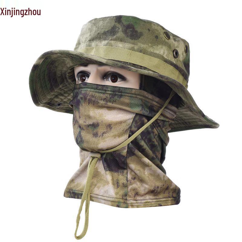 Camouflage Ice Silk Sun Protection Neck Gaiter Mask