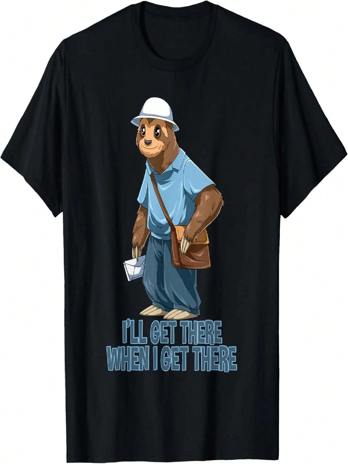 Sloth Mailman - Funny And Rude Mailman Postal Worker Gift T-Shirt S разноцветный