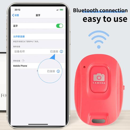 Fernbedienung Schnell Mini Bluetooth4.0 Telefonreaktion Nicht verzögert Smart Fernauslöser zum Aufnehmen