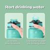 1000ML Water Bottle with Time Marker Plastic Motivational Drinking Bottle for Gym Sports