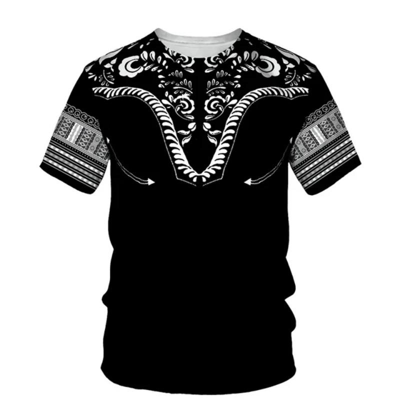 

Африканские футболки с графикой дашики, футболка в стиле племени, мода Харадзюку, повседневная футболка для женщин, одежда, уличная одежда, мужская футболка, топы 6XL