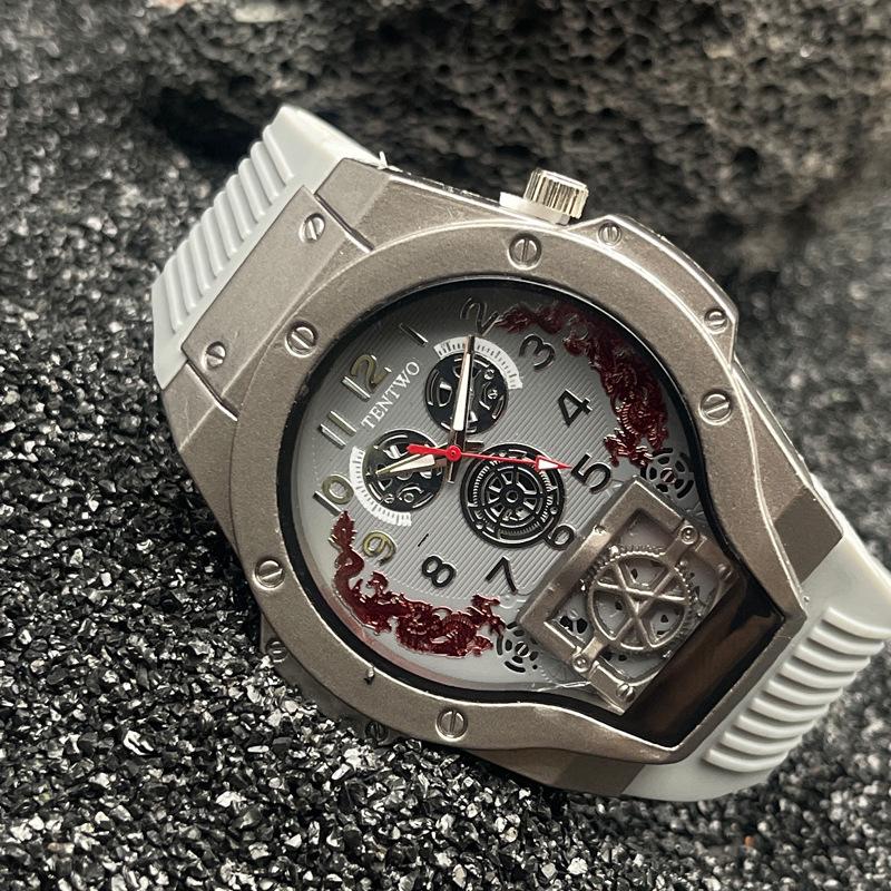 Jason Statham-Inspired Men's Silicone Quartz Watch - Fashion Trend