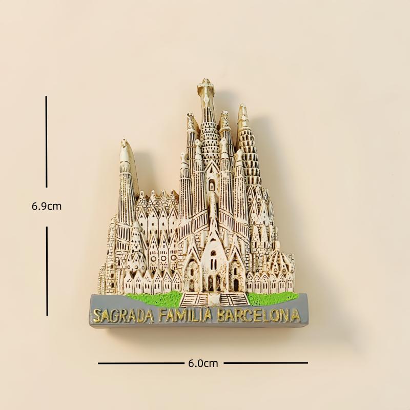 

Барселона, Іспанія Мозаїка Туризм Пам ятний Декоративний Сувенір Магніт на Холодильник для Декору Холодильника