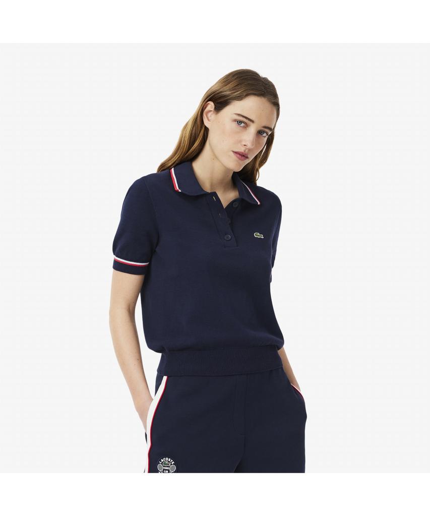 LACOSTE Women'S Color Tipping Polo Sweater Af9283-55G Gwi