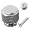 Handle Knurled Cabinet Knob Matt Black Aluminium Kitchen Cabinet Door Cupboard Drawer Furniture Handle Single Hole Handle