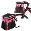 Dog Bike Basket Waterproof Breathable Removable Dog Carrier Backpack for Outdoor Travel