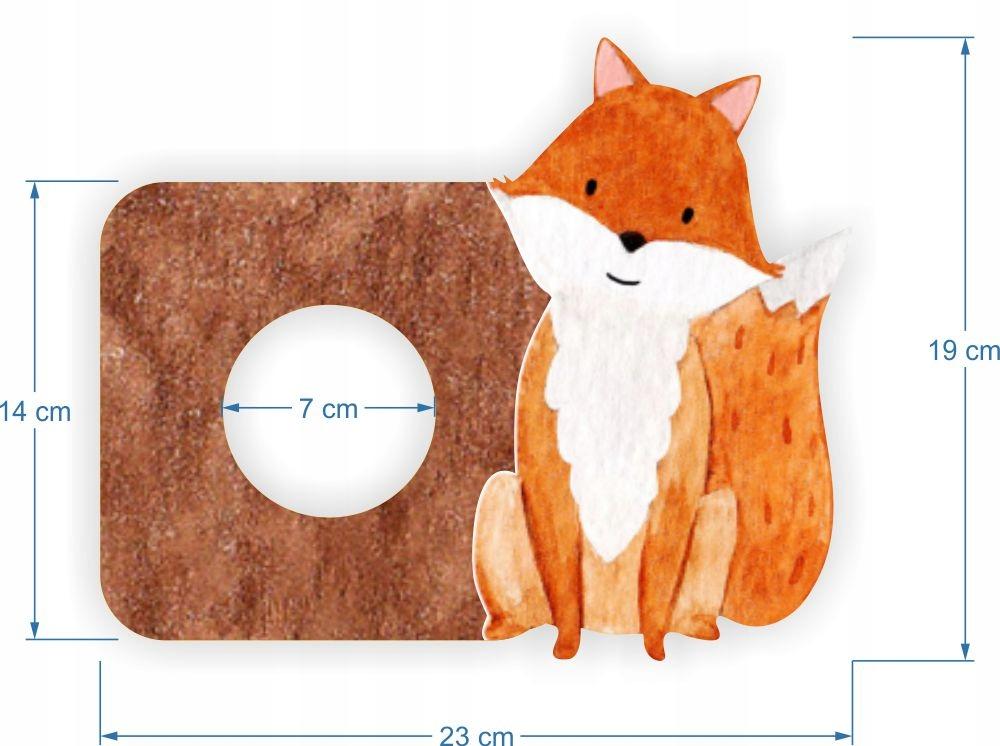 Protective Sticker for the Switch in a Child' Room - Fox