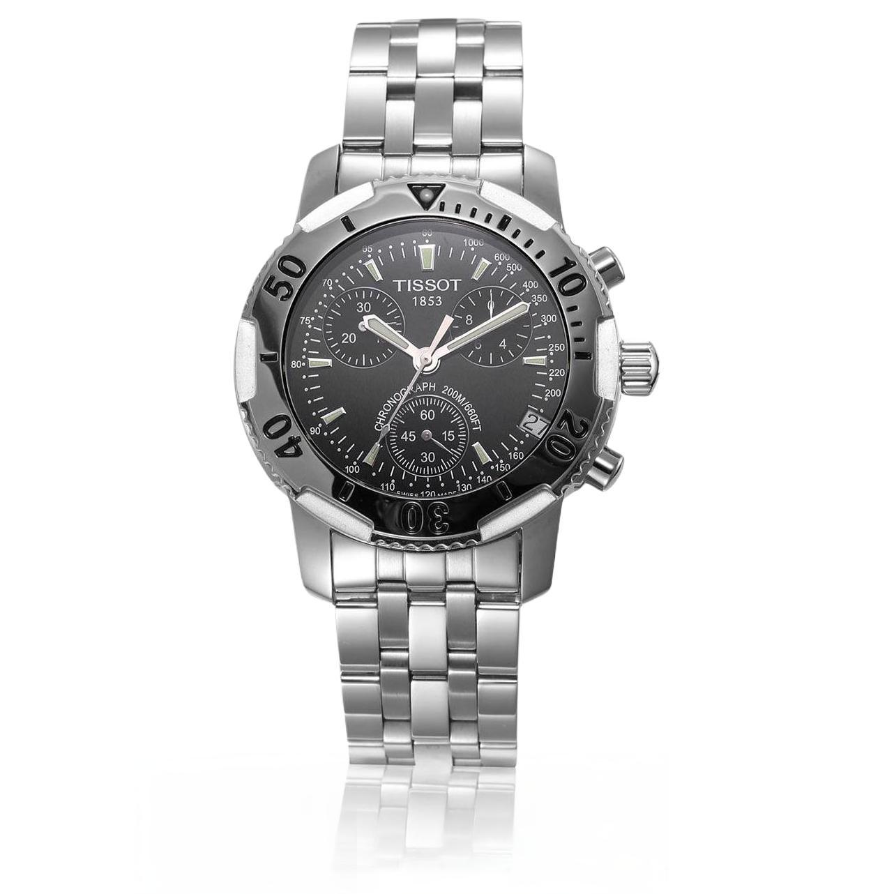 

TISSOT Quartz Movement 200m Waterproof Men s Watches Watch 40mm Black Dial Stainless Steel Case T17.1.486.55 Black Dial