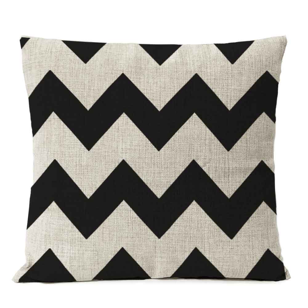 Black Geometric Boho Pillow Cover Bohemia Arrow Cushion Home Decorative Sofa Pillowcase