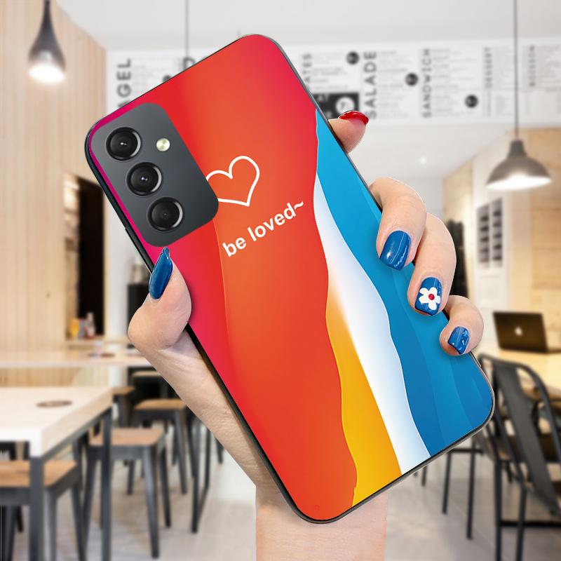 Painted Pattern Phone Case Shockproof Soft Silicone TPU Protective Phone Casing for Samsung Cover