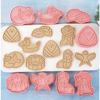2/3Pcs Cartoon Pattern Printing Cookie Cutter Mold DIY Kites Zongzi Boats Mold