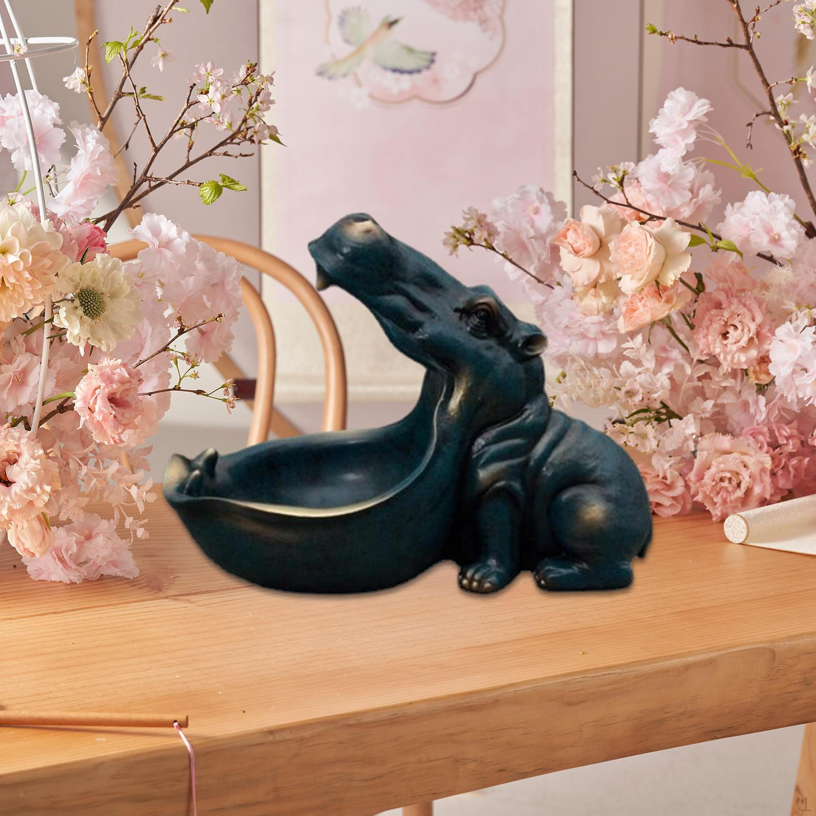 

Статуя животного, банка конфет с животными, коллекционная шкатулка для хранения, фигурка миски для ключей Deep Blue