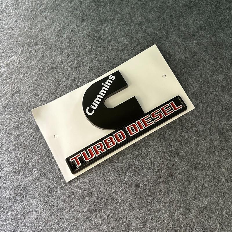 CUMMINS TURBO DIESEL logo car stickers for Dodge pickup RAM 1500 2500 refit accessories side body decorative decals PP2