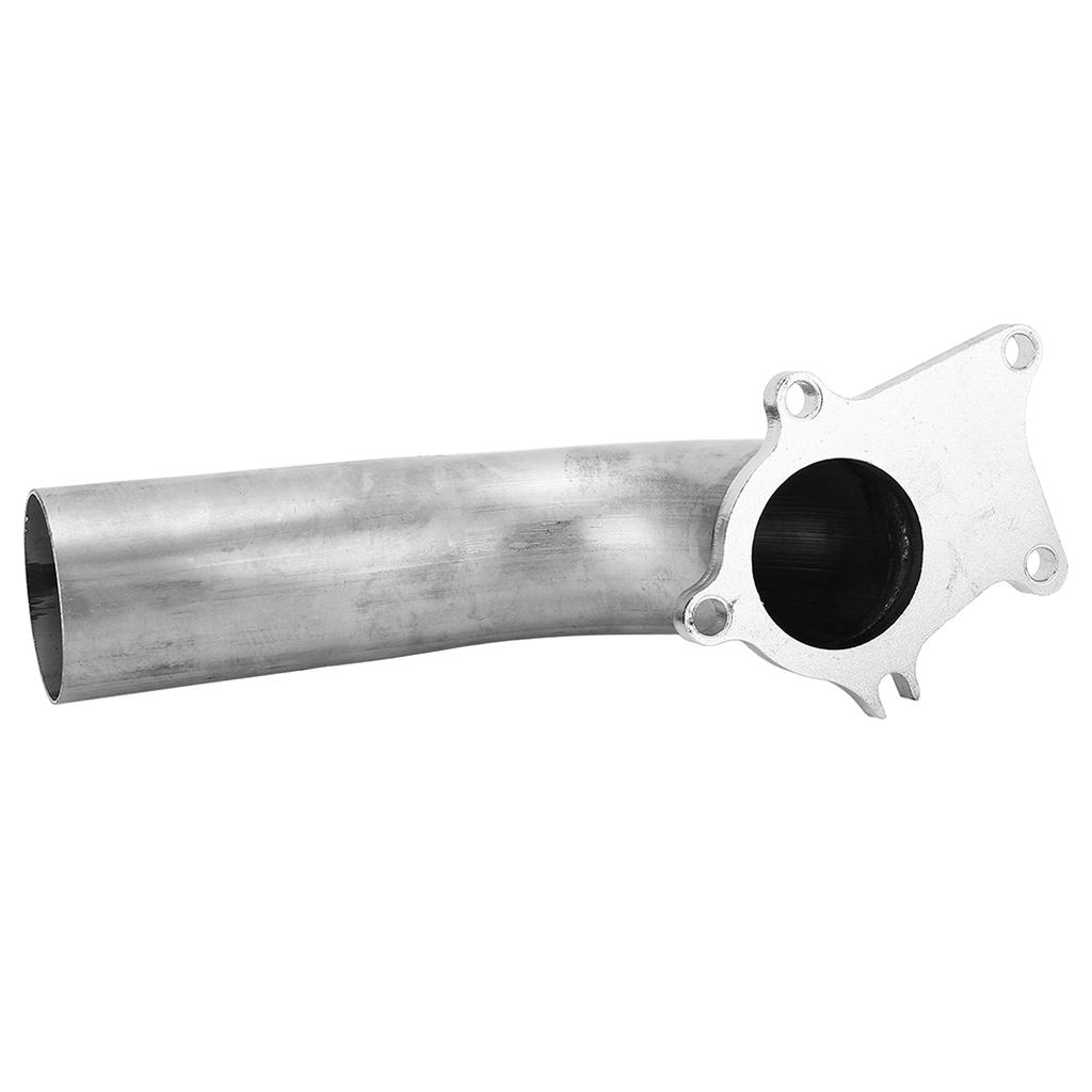57mm Turbo Exhaust Downpipe Dump Pipe with Gasket 5 Bolt Flange Stainless Steel Turbo Dump Pipe Replacement for T3 T4