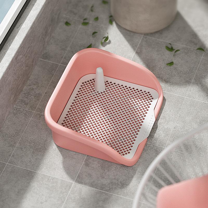 Hundetoilette - Kleine Hundebox-artige Trainingstoilette, Toilettenschale für Hundekot, großes Urinal für Hunde, Toilette für Hunde