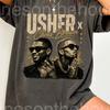 Vintage Usher Chris Brown Shirt and Kids Tshirt, Retro R&B Music Graphic Tee, 90s Bootleg Concert Apparel