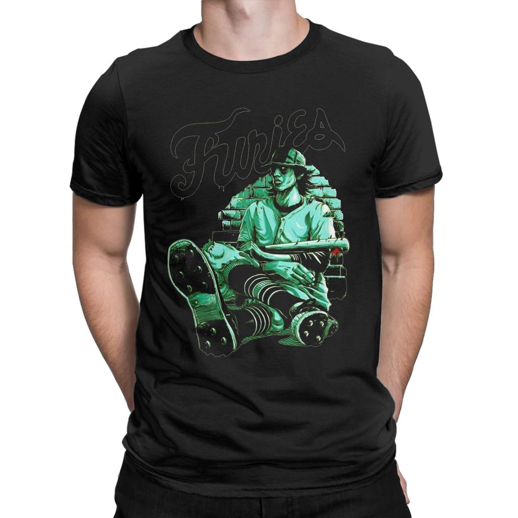 Neuheit Baseball Furies The Warriors T-Shirt Herren Baumwolle Kurzarm Rundhals Sommerkleidung