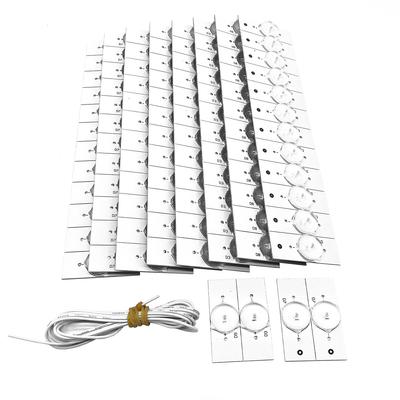 3V SMD Lamp Beads with Optical Lens Fliter for 32-65 LED TV Repair with 2M Wire Led Light