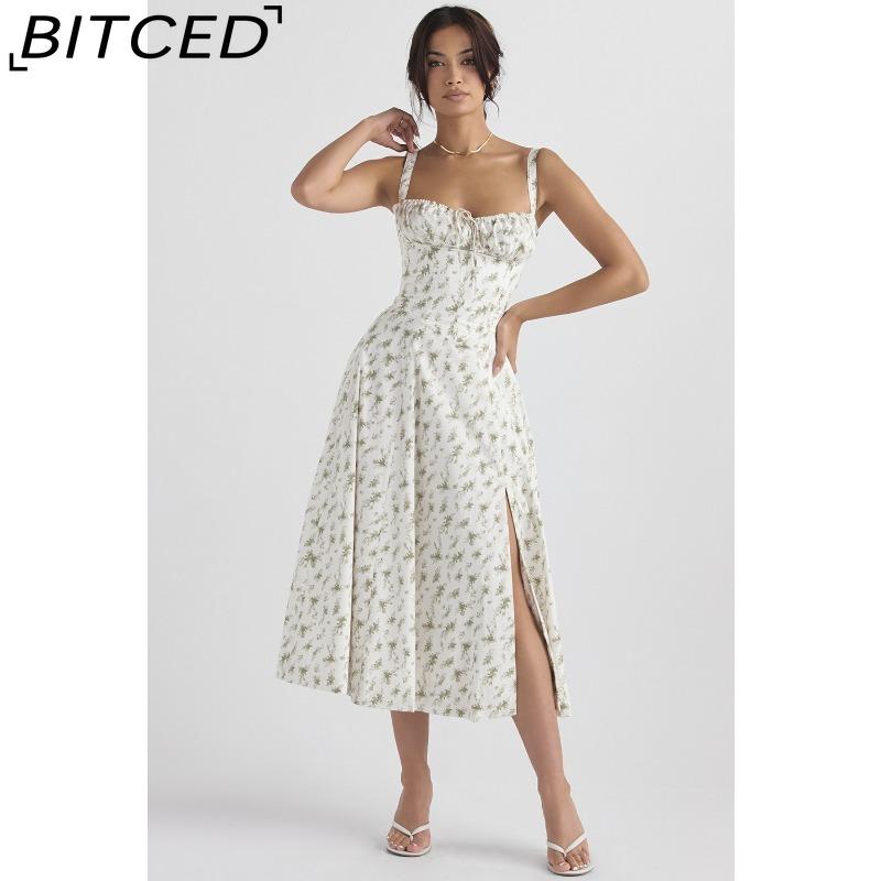 BITCED Summer-inspired Chic and Sophisticated Strapless Dress for Women