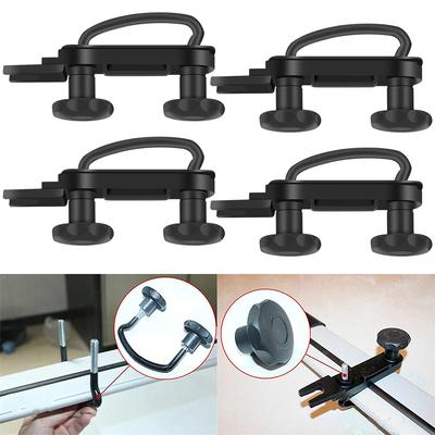 Kit de montaje para caja de techo de automóvil, abrazadera de perno en U para caja de techo de servicio, kit de soporte de portaequipaje de techo duradero universal, accesorios de montaje para automóvil