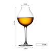 Specialty Sommelier Whiskey Tasting Glass Chateau Whisky Copita Nosing Crystal Goblet Graceful Shape Sweet Wine Cups