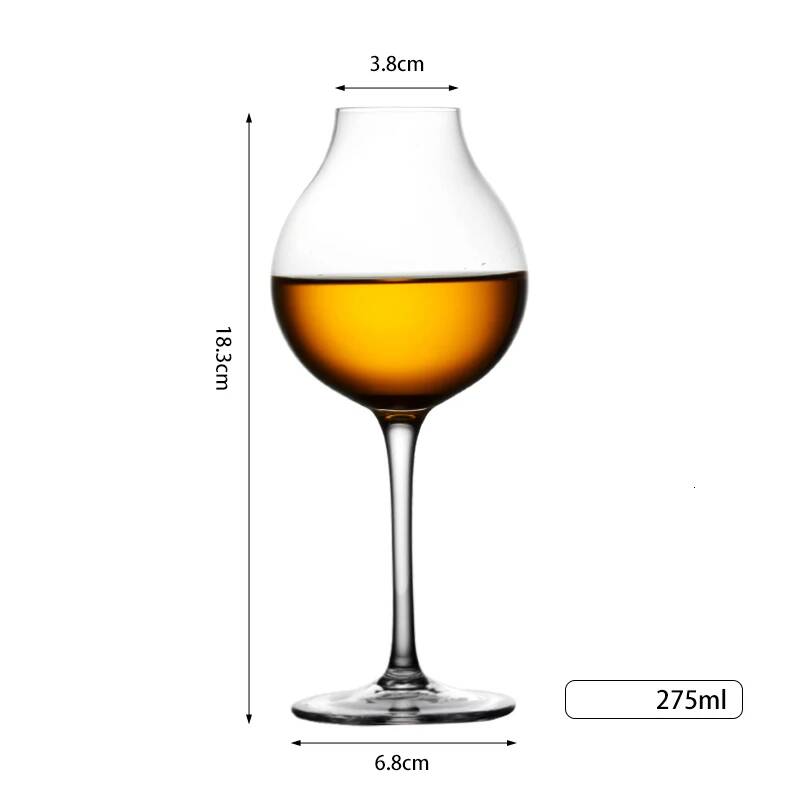 Specialty Sommelier Whiskey Tasting Glass Chateau Whisky Copita Nosing Crystal Goblet Graceful Shape Sweet Wine Cups