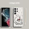 Cartoon Dog Phone Cover Case for Samsung Galaxy S25 S20 FE S25Edge S21 Plus S23 Note 20 10 Ultra S24 Ultra S22