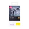 Elecom Stereo Kopfhörer (mit Mikrofon), In-Ear, 10,0 mm, Schwarz