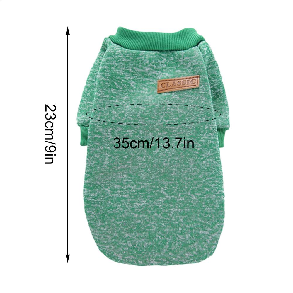 Warm Dog Sweater Fleece Sweatshirt Clothes For Puppy Fall Pet Sweatshirt For Winter Fall Walking Running Camping Wedding