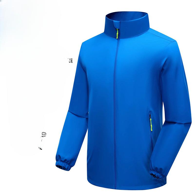 Весенне-осенняя эластичная однослойная куртка с воротником-стойкой, повседневная спортивная куртка для активного отдыха, куртка с капюшоном M