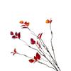 Simulated Autumn Leaves Branch: Green Plant Home Decor & Photography Display