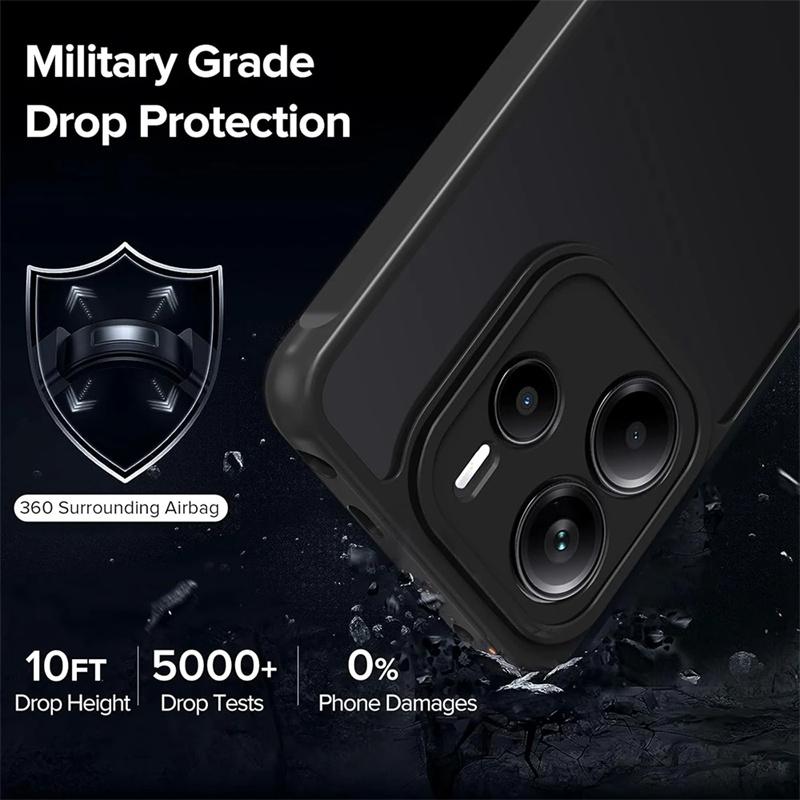 Shockproof Matte Clear Phone Case For Xiaomi 15 14 13 Ultra 14T 13T Pro Acrylic Hard Bumper Cover
