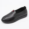 Mom Shoes Soft Sole Soft Surface Small Leather Shoes New Casual One-pedal Flat Shoes Comfortable Middle-aged and Elderly Mother Casual Shoes