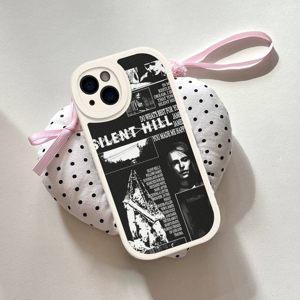 

Horror Games S-Silent H-Hill Phone Case Hard Leather For IPhone 14 13 16 Mini 15 14 11 12 Pro Max Plus Fundas iphone 11