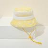 Baby Bucket Hat 50cm 1-3 Years Summer Thin Mesh Breathable Kids Sun Hat Toddler Boy Girl Cap Beach UV Protection Korean Style